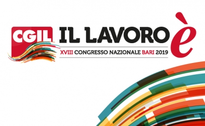 XVIII Congresso Cgil a Bari dal 22 al 25 gennaio 2019