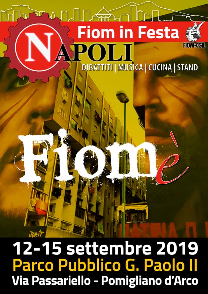 Fiom in festa Napoli, 12-15 settembre 2019