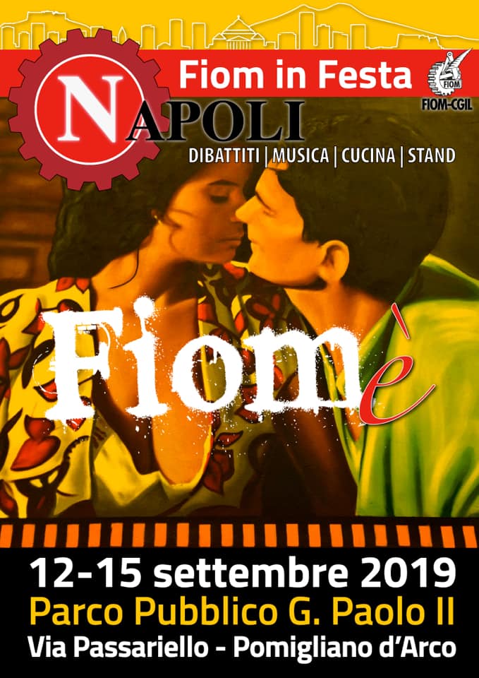 Fiom in festa Napoli, 12-15 settembre 2019
