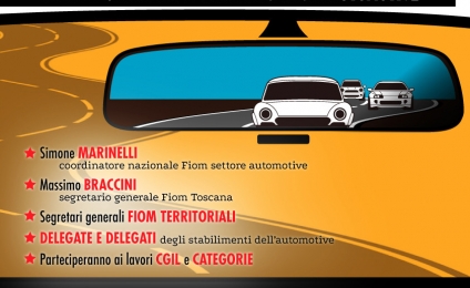 Safety Car - Toscana. 11 gennaio: Attivo dei quadri e delegati del settore automotive.
