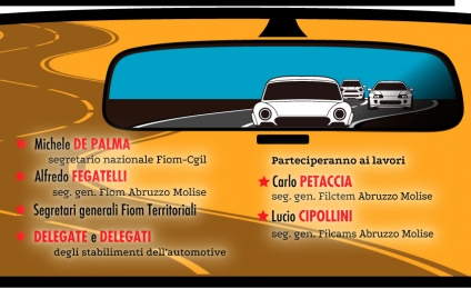 Safety Car - Abruzzo Molise. 20 gennaio: Attivo dei quadri e delegati del settore automotive