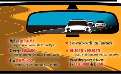Safety Car - Puglia. 21 gennaio: Attivo dei quadri e delegati del settore automotive
